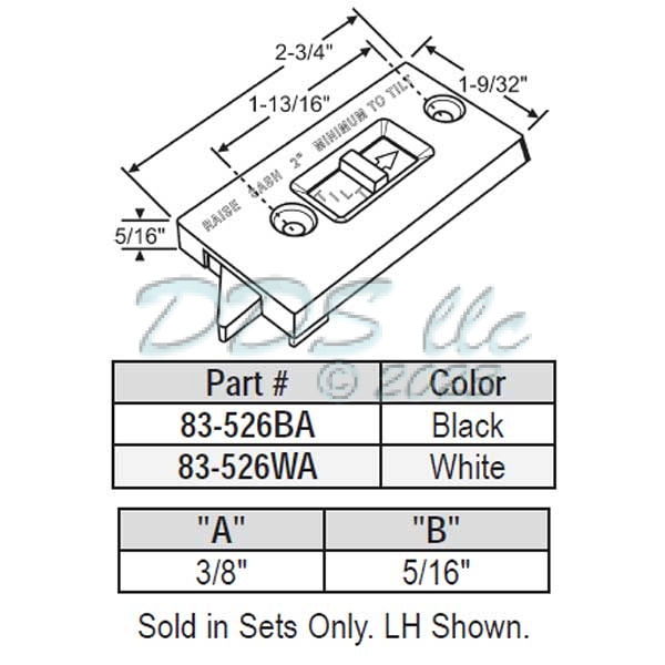 Tilt Latch 83-526WA 1