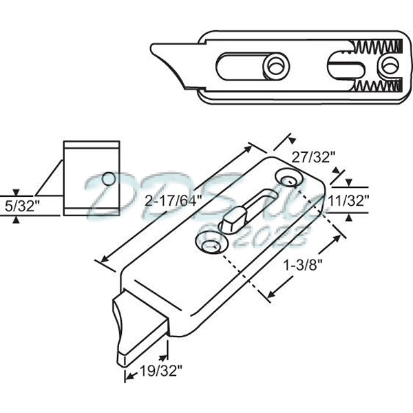 Window Tilt Latch Set 83-704MODWA 1