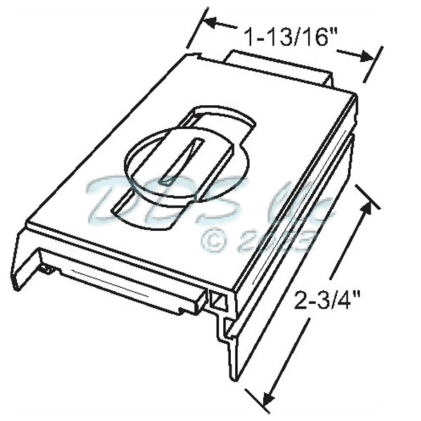 Snap in Tilt Latch 85-1030LHW 1
