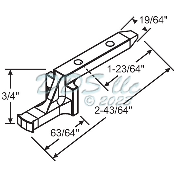 85 series Pivot Bar 85-1075 1