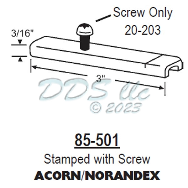 85 series Pivot Bar 85-501 1