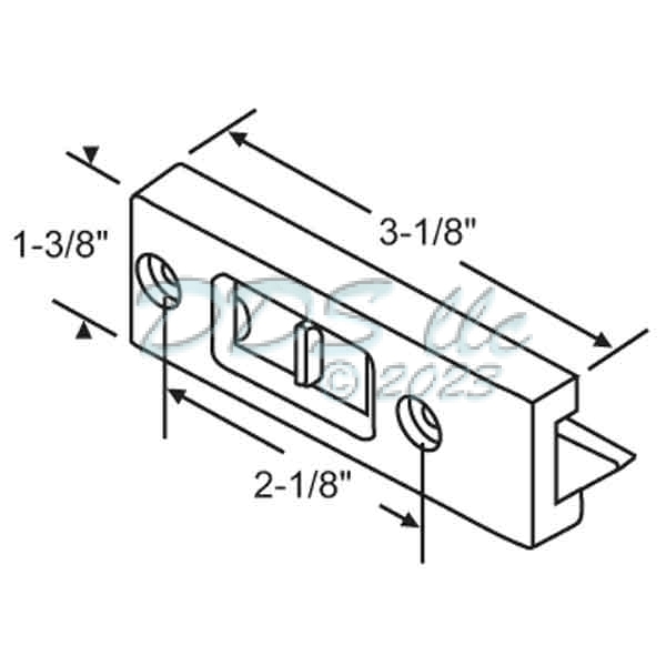 85 Series Tilt Latch 85-529RHB 1
