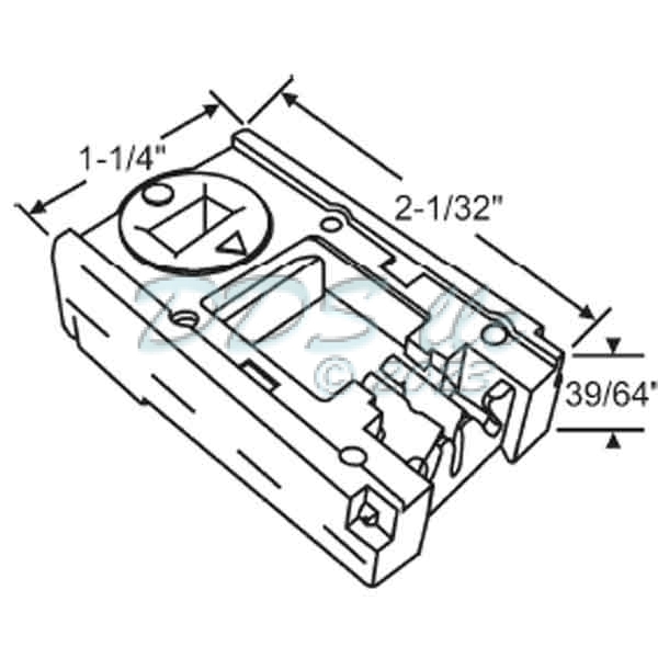 85 Series Pivot Lock Shoe 85-534 1