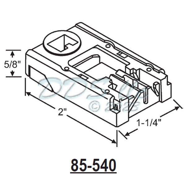 85 Series Pivot Lock Shoe 85-540 1