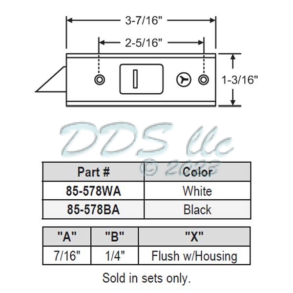 Tilt Latch 85-578WA 1