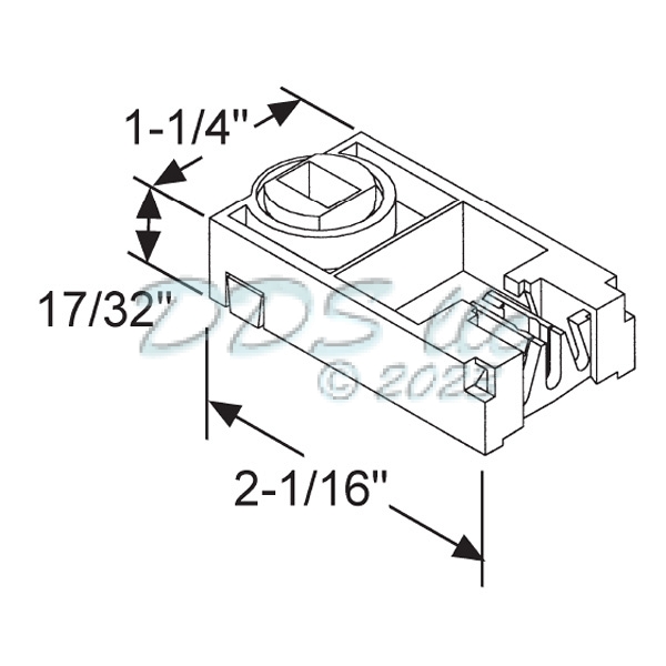 85 Series Pivot Lock Shoe 85-588 1