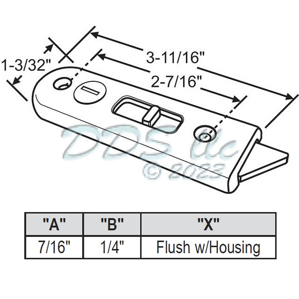 PGT Tilt Latch 85-6004LHW 1