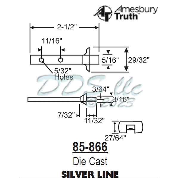 85 Series Pivot Bar 85-866 1