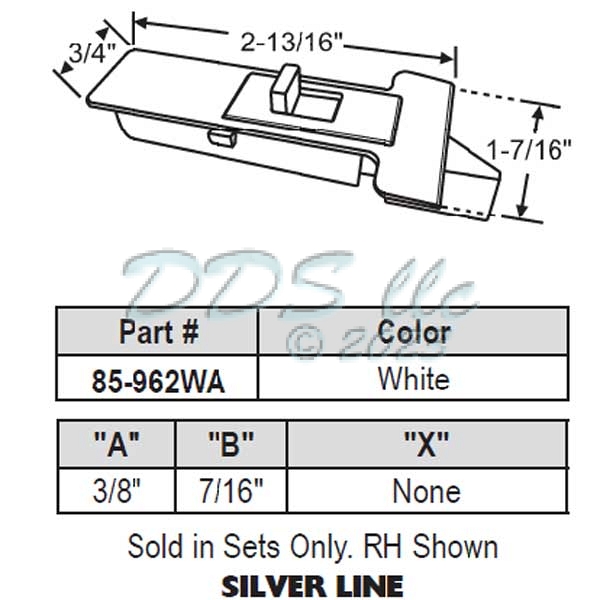 Tilt Latch 85-962WA 1