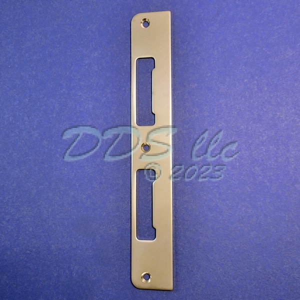Stainless Steel Flat Latch and Deadbolt Strike 2342311 2