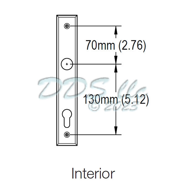 Hoppe M2161N Backplate Series 1