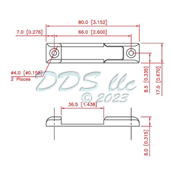 Strike Plate 854-12650 1