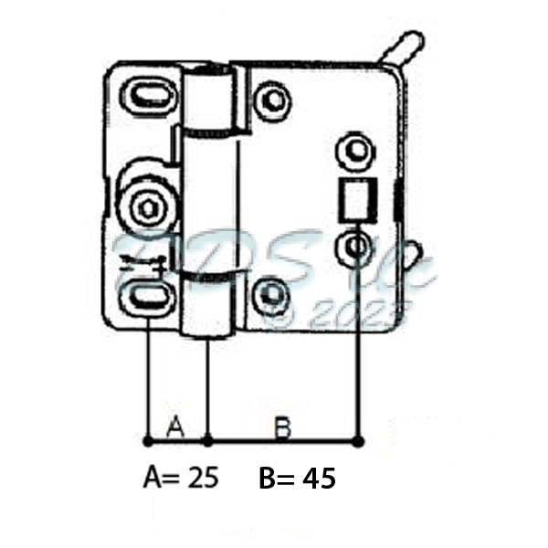 Ferco Sash Hinge 854-14833 2
