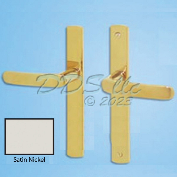 Allegro Fixed Dummy Satin Nickel Handle Set 854-15592 2