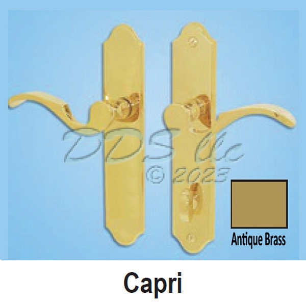 Capri Semi-Active Antique Brass Handle Set 854-16007 1