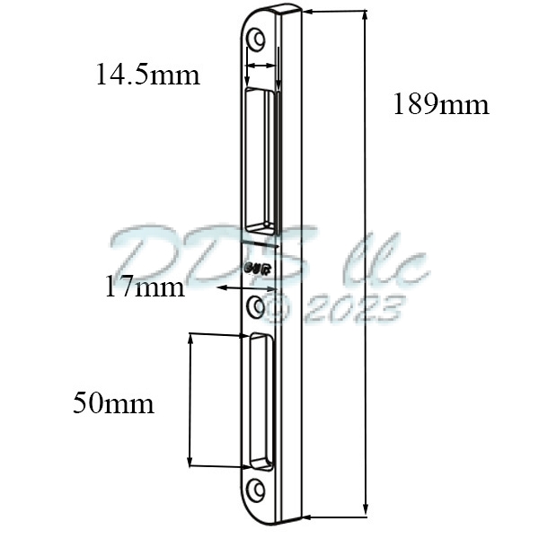 GU Strike Plate Right Hand 854-16774 1