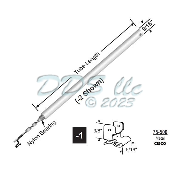 85M Series Non-Tilt Tube Window Balance 85M-30R-1 1