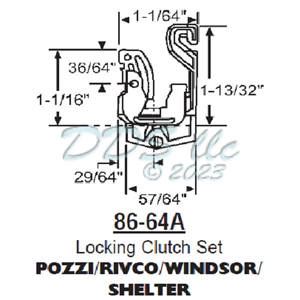 Locking Clutch 86-64A-new 1