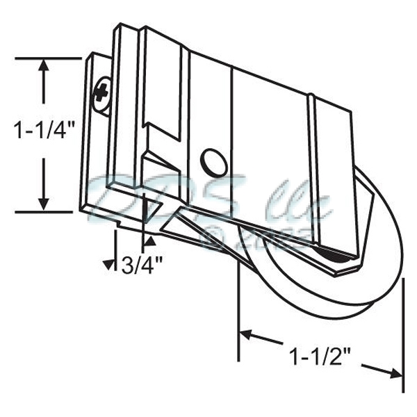 Patio Door Roller 9-247 1