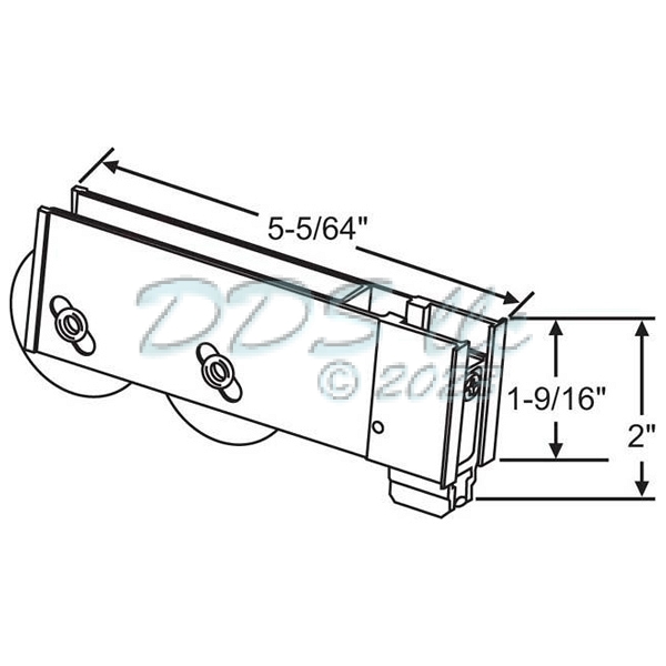 Tandem Patio Door Roller 9-378 2