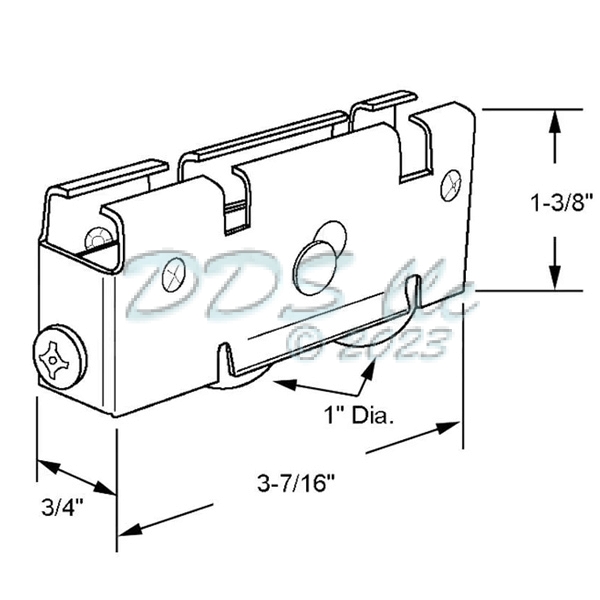 PH Tech Sliding Door Roller 9-481 1