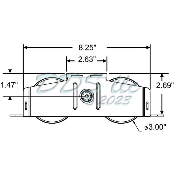 Sliding Patio Door Tandem Roller 9-534 1