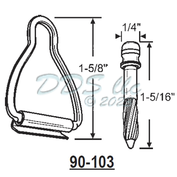 Wire Loop Latch Set 90-103 1