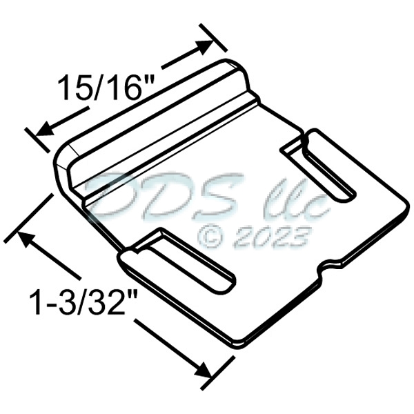 Screen Clip 90-1157w 1