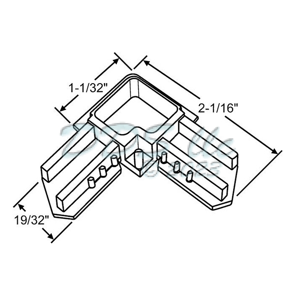 Screen Corners 90-1165W 2