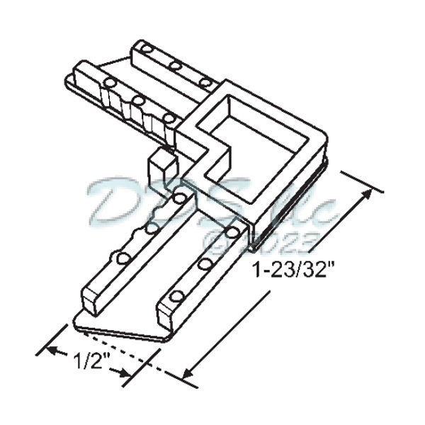 Screen Corners 90-1167W*25 1