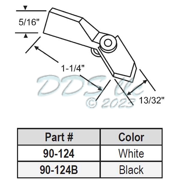Screen Pointer Latch 90-124 1