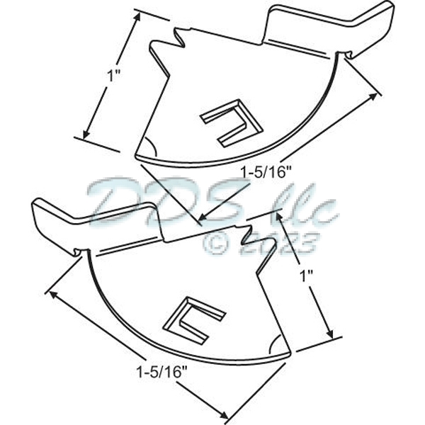 Knife Latch Set 90-382A 1