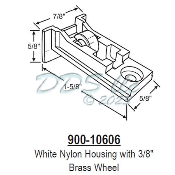 Sliding Window Roller 900-10606 1