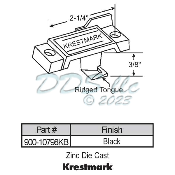 Krestmark Window Sash Lock 900-10798KB 1