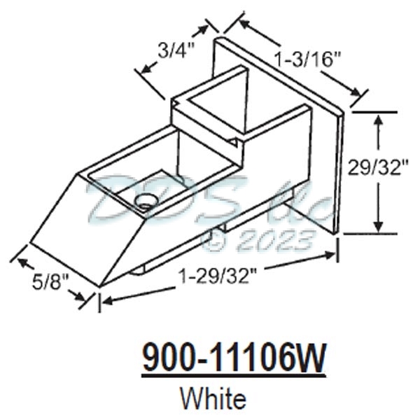 Sash Guide 900-11106W 1