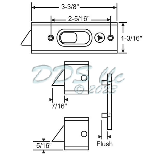 Tilt Latch 900-11615B 1
