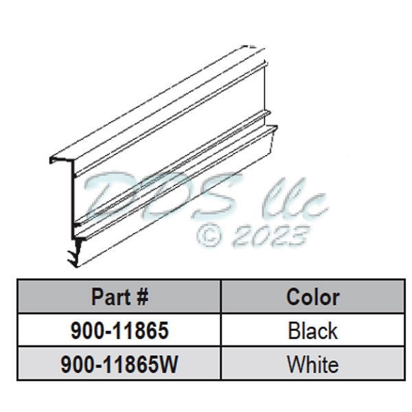 Snap In Vinyl Glazing Bead 900-11865 1