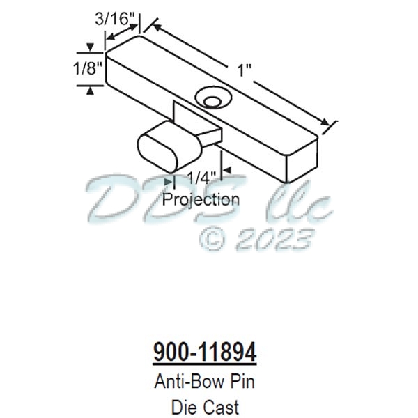 Anti-bow Pin 900-11894 1
