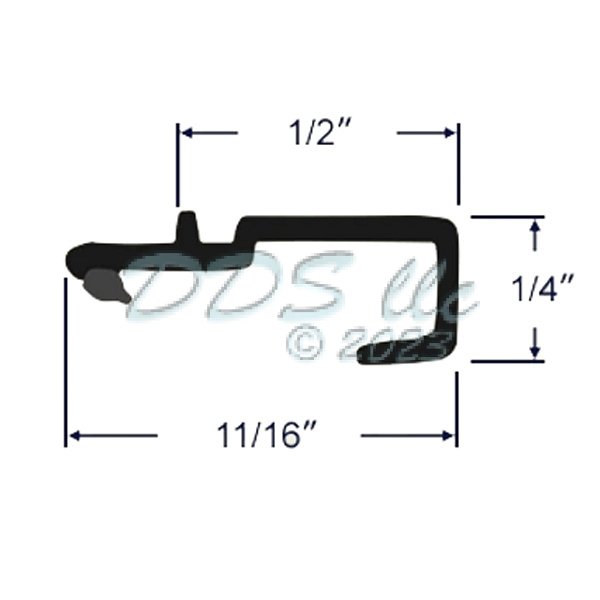 Vinyl Glazing Bead 900-12029 2