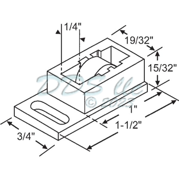 Sliding Window Rollers 900-1293A 1