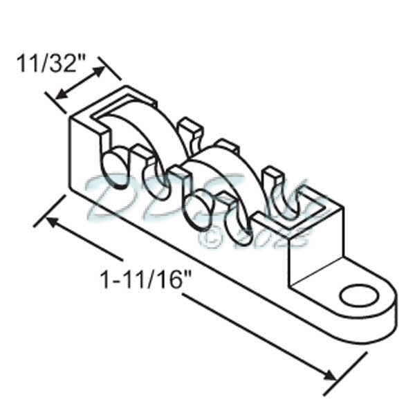 Sliding Window Rollers 900-15615 1