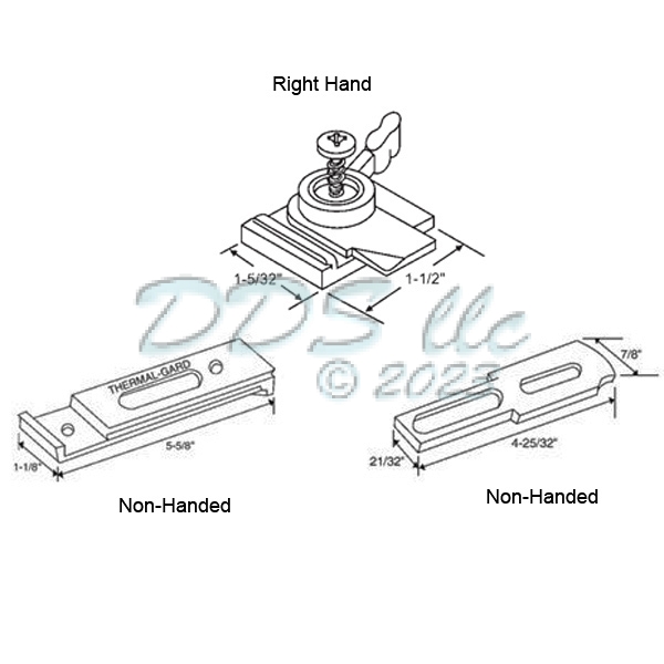Seasonall Tilt Latch RH 900-15699RHA 1