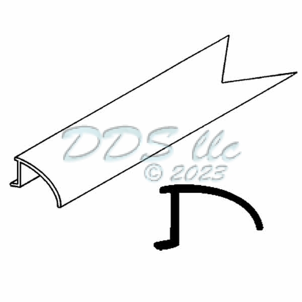 Vinyl Glazing Bead 900-16344W 1