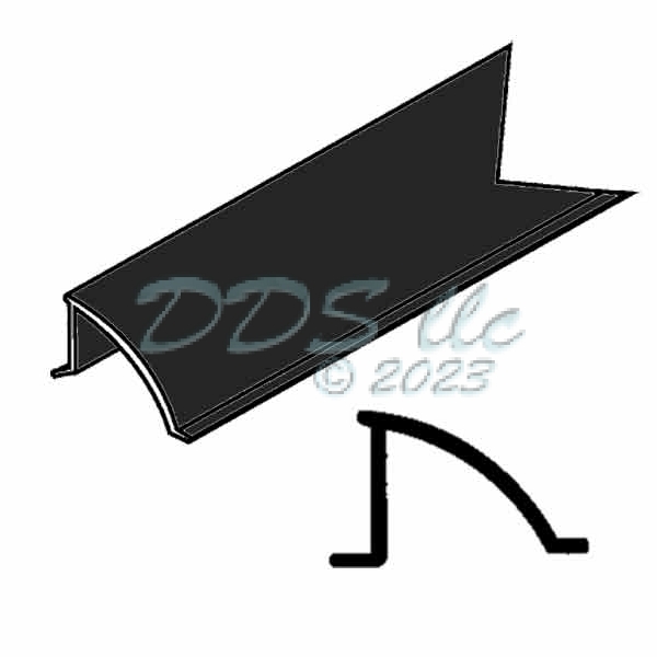 Vinyl Glazing Bead 900-16422BK 1