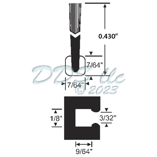 Skirting Weatherseal 900-17451 1