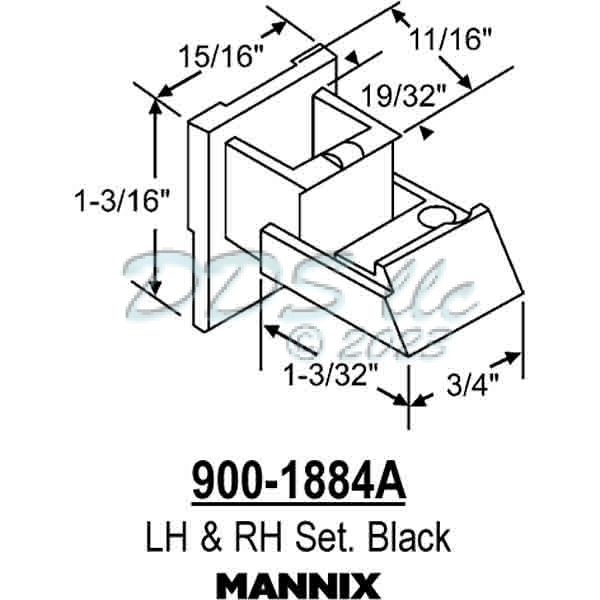 Sash Guide 900-1884A 1
