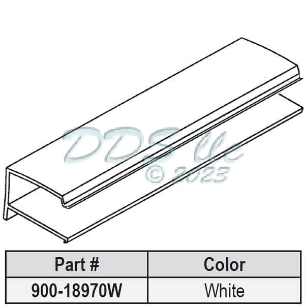 Snap In Vinyl Glazing Bead 900-18970W 1