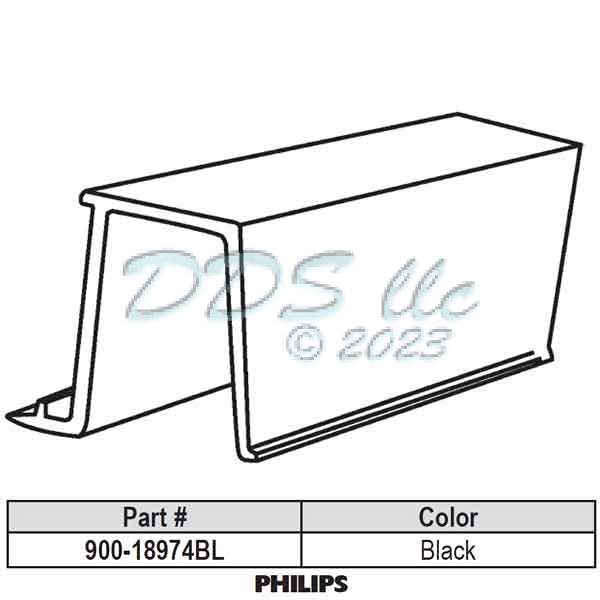 Snap In Vinyl Glazing Bead 900-18974BL 1