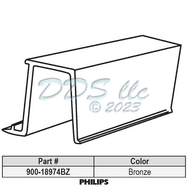 Snap In Vinyl Glazing Bead 900-18974BZ 1