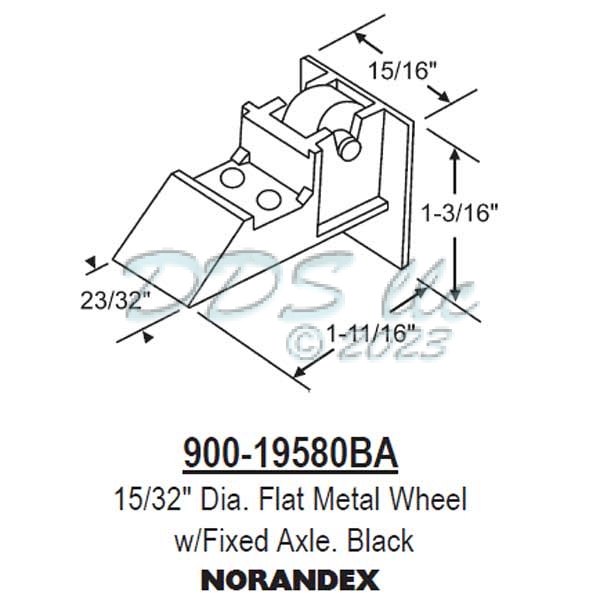 Sliding Window Rollers 900-19580ba 1